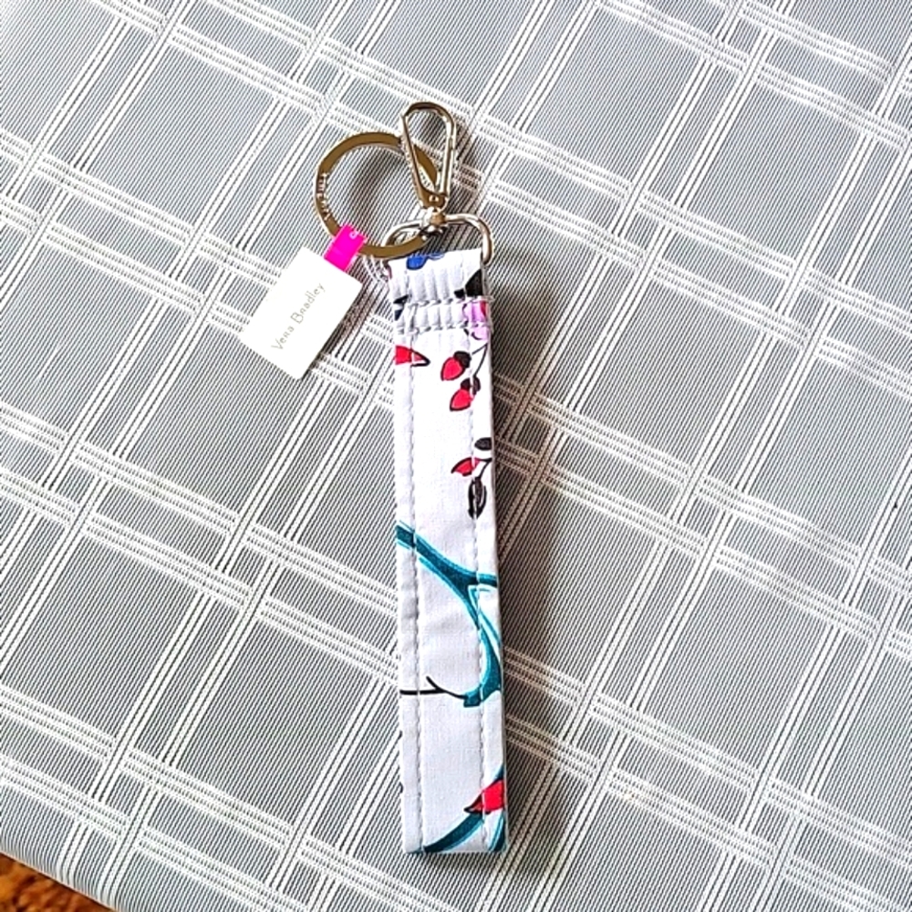 Vera Bradley Wristlet Keychain - Vinyard Floral